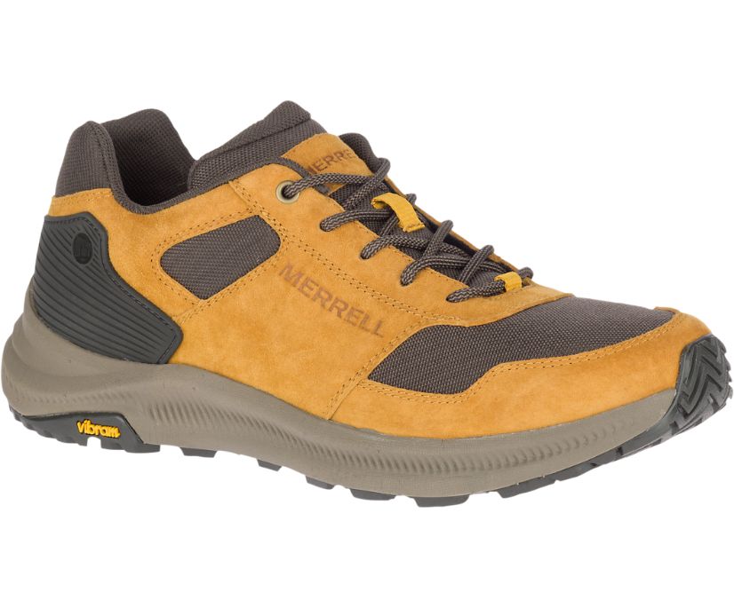 Buty Merrell Ontario 85 - Buty Trekkingowe Męskie Merrell - Złote [LRUDI-8607]